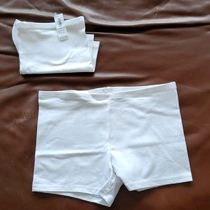 2 pairs of jersey biker shorts - old navy